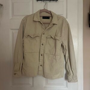 Abercrombie & Fitch Light Tan Corduroy Shirt